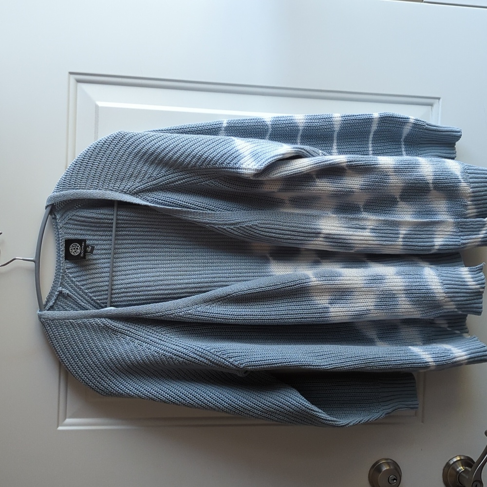 Knit open front cardigan